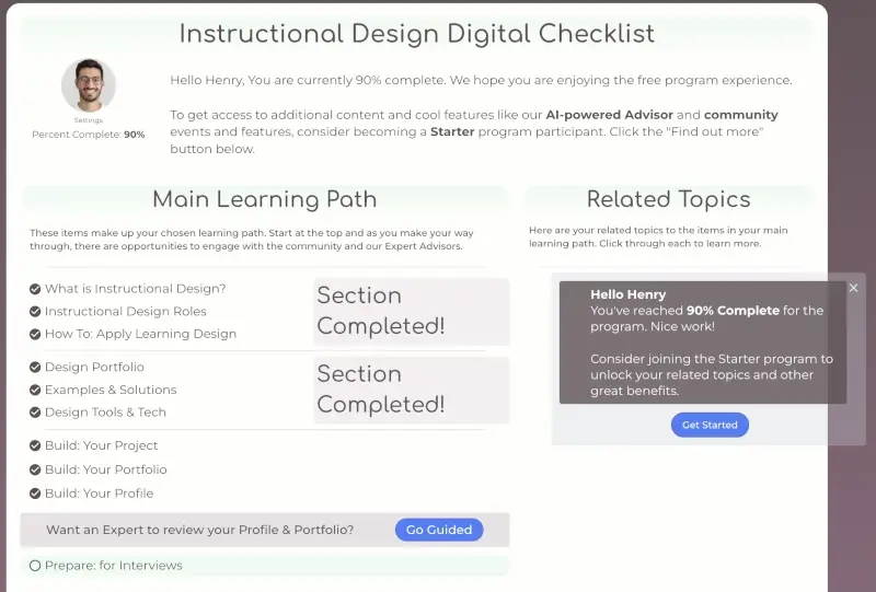 GimmeCredit new checklist screencap
