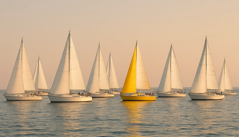 GimmeCredit yellow sailboat
